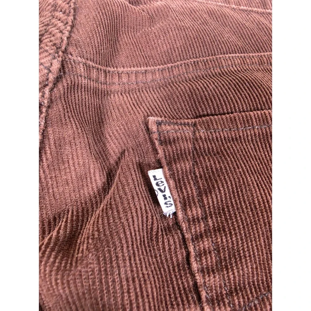 2 Pack! Levi's 514 Slim Straight Mens 34/30 Brown Corduroy Stretch Pants